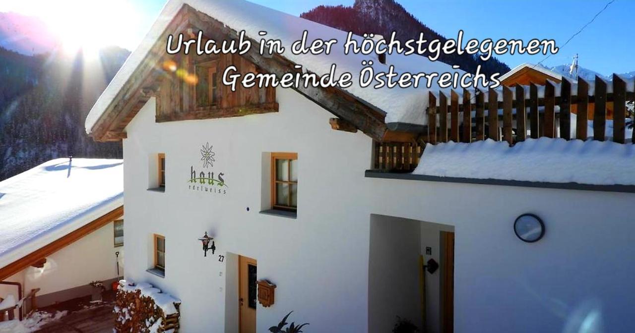Haus Edelweiss Spiss Bei Samnaun Buitenkant foto